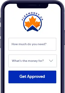 FlexMoney Application process on a mobile device